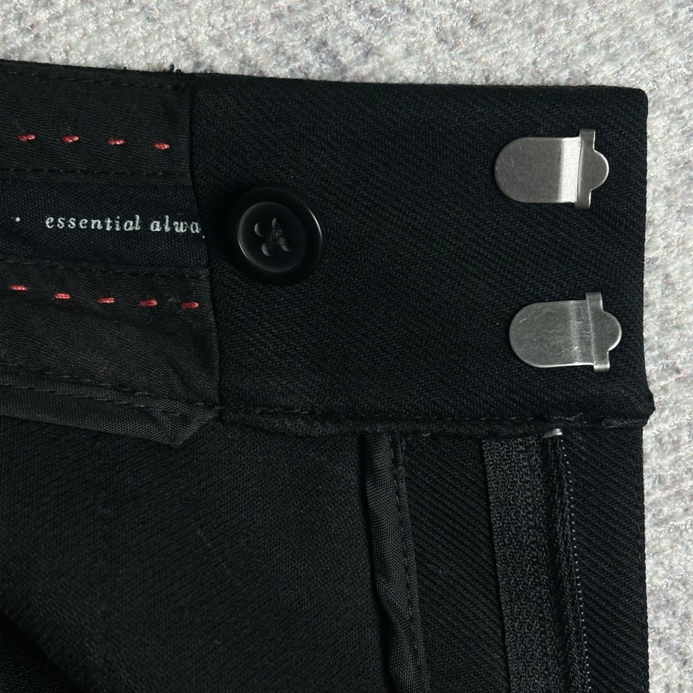 Anthropologie the essential SLIM Black Cargo Ankle Pants Womens Size 2 - Picture 12 of 16